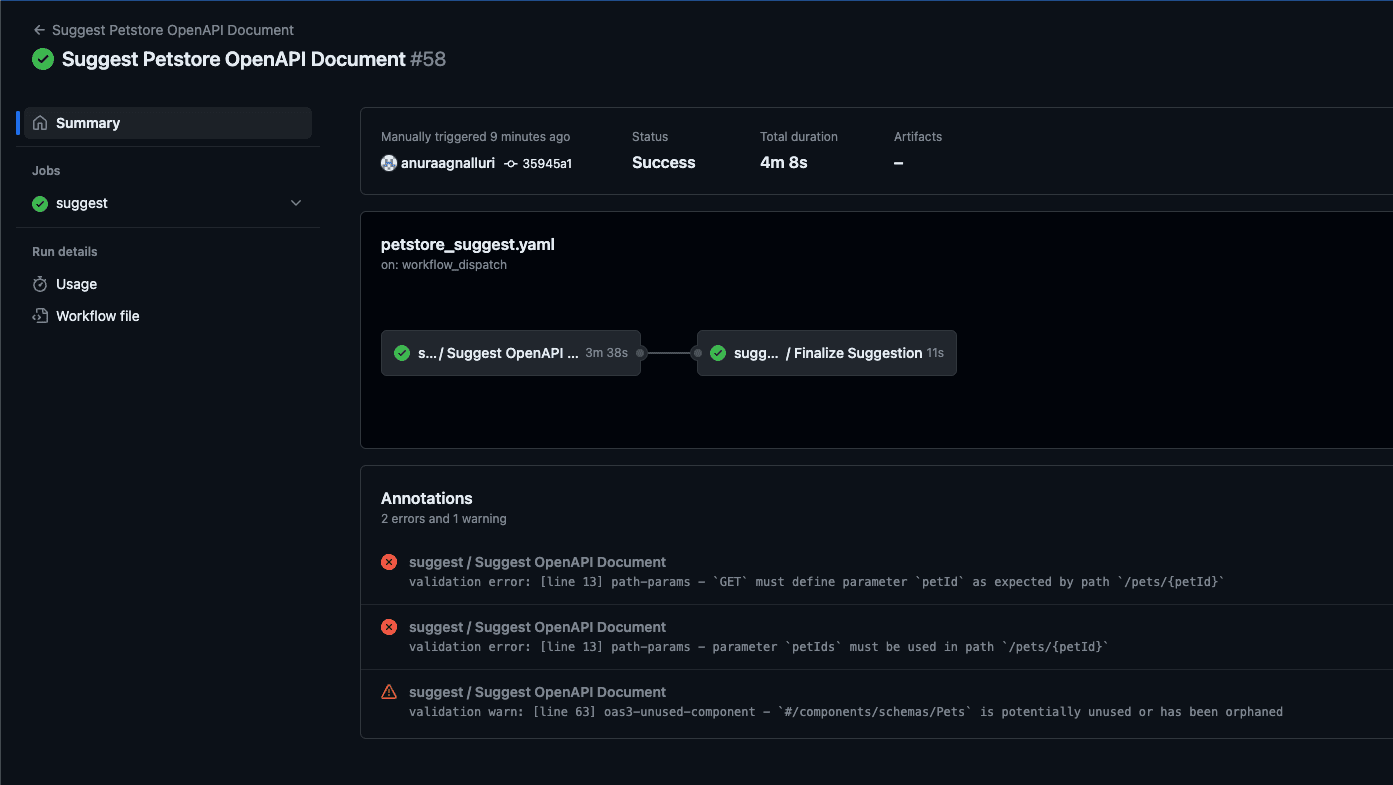 Speakeasy Suggest Workflow